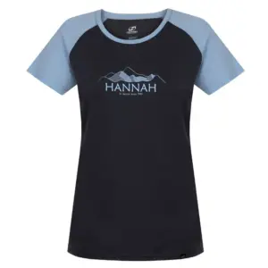Hannah Leslie T-shirt Met Korte Mouwen Asphalt / Angel Falls