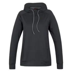 Hannah Vernita Fleece Met Kap Asphalt Mel.