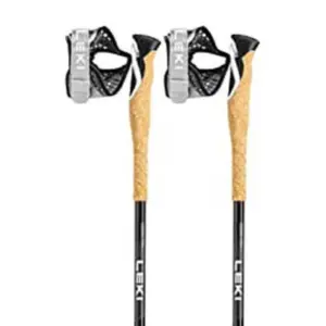 Leki Cross Trail Lite Carbon Stokken Zwart