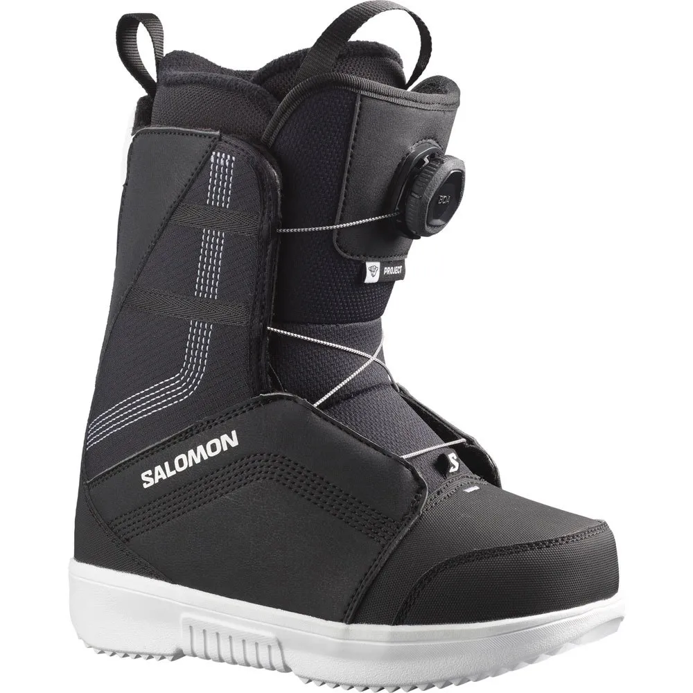 Salomon Project Boa Junior Snowboardlaarzen Zwart
