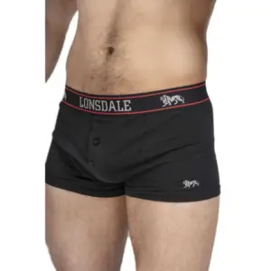 Lonsdale Oakworth Boxers 2 Eenheden Zwart