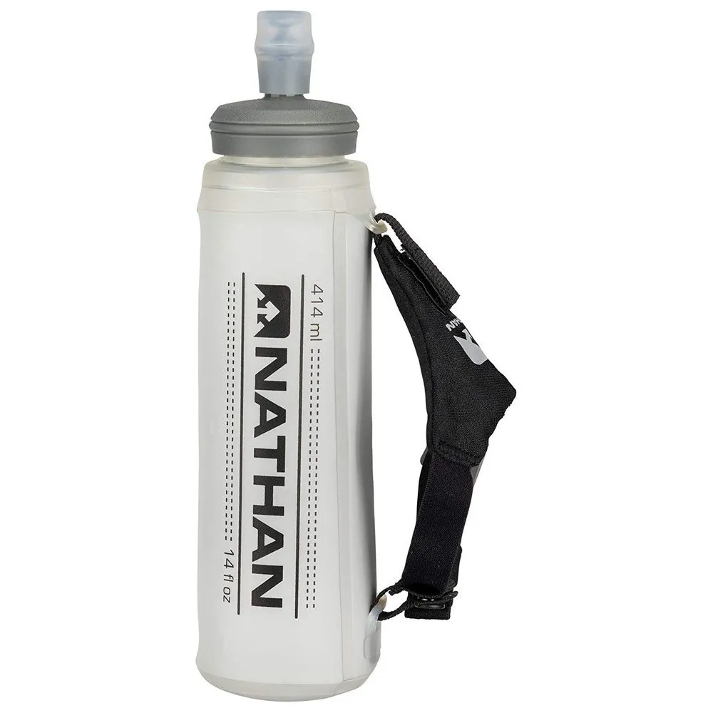 Nathan Exoshot 420ml Soft Flask Zilver