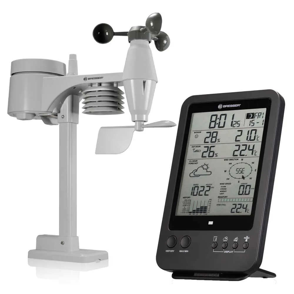 Bresser 7002510 5 Weerstations Zwart