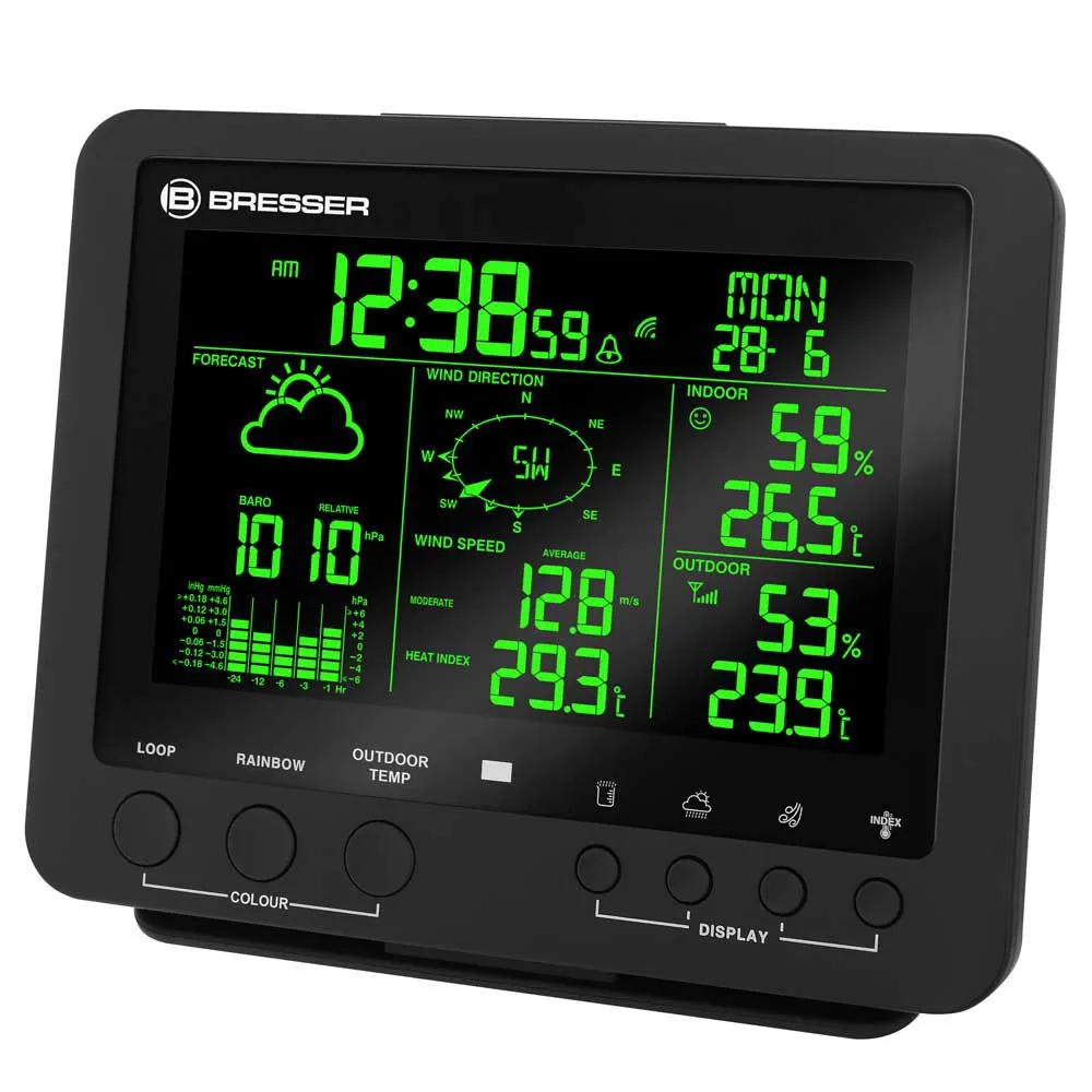 Bresser 7002520 Weerstation Display Zwart