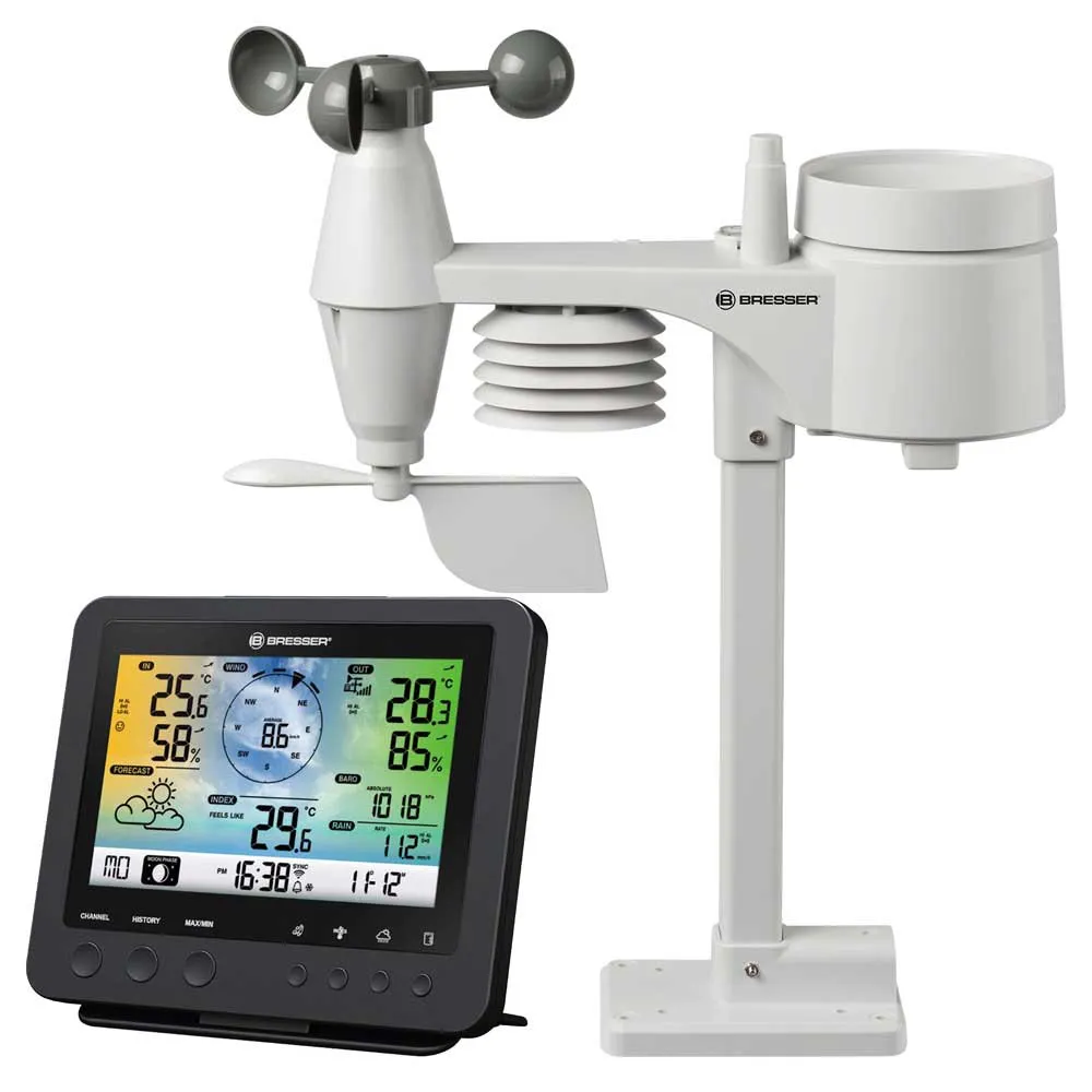 Bresser 7002580 5 Weerstations Zwart