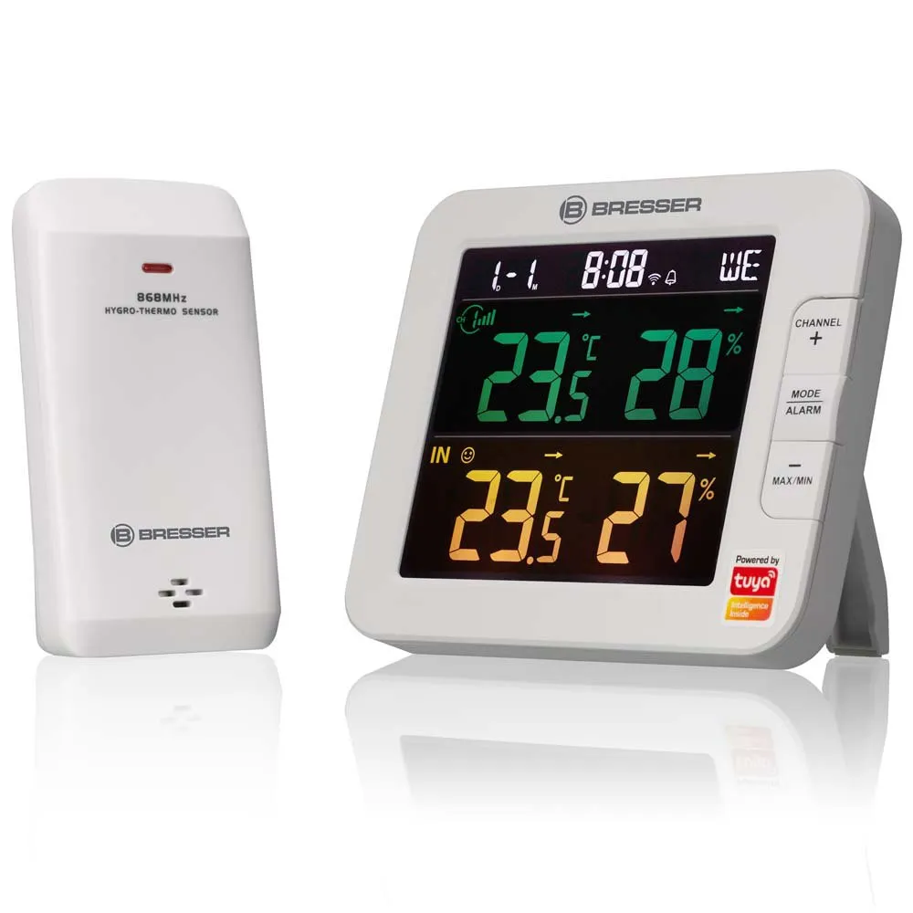 Bresser Meteo Tuya Smart Thermometer En Hygrometer Wit