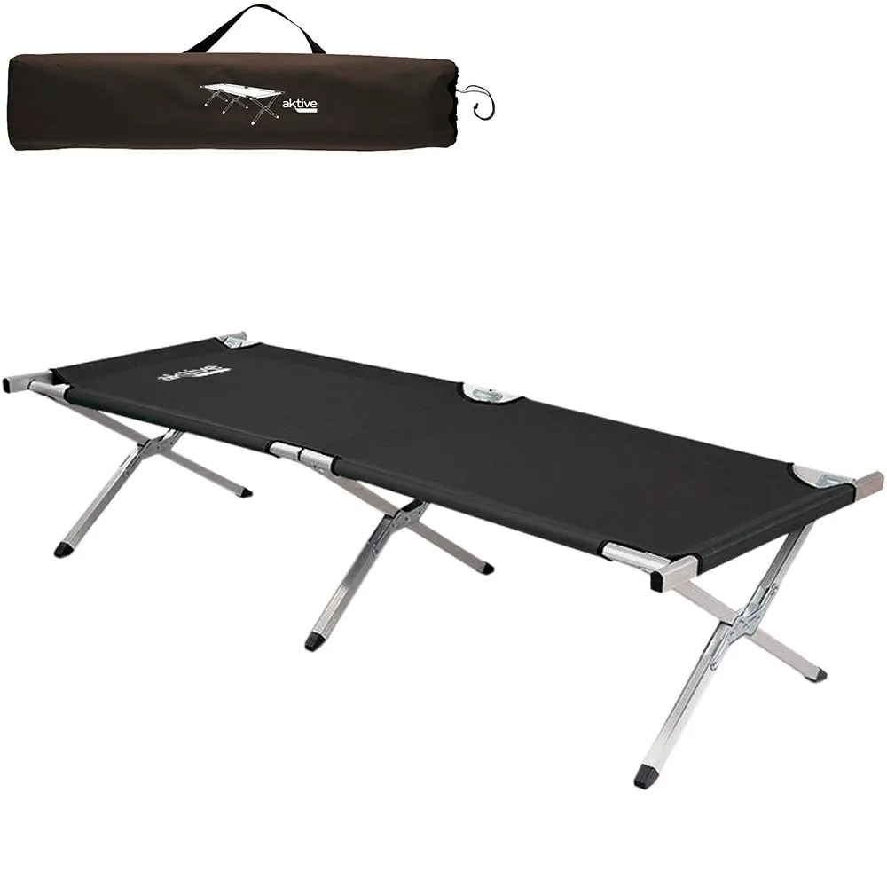 Aktive 190×64 Cm Campingbed Zwart