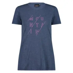 Cmp 39t7536 T-shirt Met Korte Mouwen Blauw