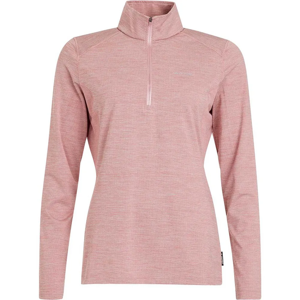 Protest Senna Fleece Met Halve Rits Roze
