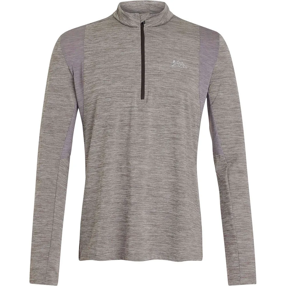 Protest Strayed Fleece Met Halve Rits Grijs