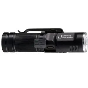 National Geographic 9082500 Oplaadbare Led-zaklamp Zwart