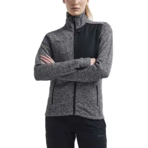 Craft Adv Explore Heavy Fleece Met Volledige Rits Zwart