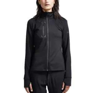 Craft Adv Explore Light Fleece Met Volledige Rits Zwart