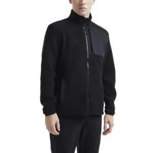 Craft Adv Explore Pile Fleece Met Volledige Rits Zwart