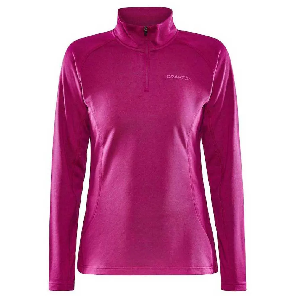 Craft Core Beat Fleece Met Halve Rits Roxo