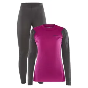 Craft Core Warm Lange Mouwen Basislaagset Roxo / Granite