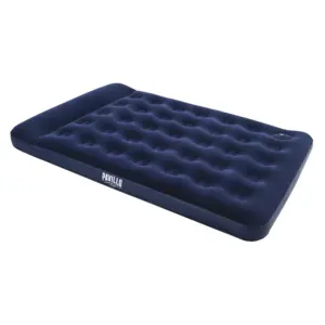 Bestway Dubbel Luchtbed Met Ingebouwde Voetpomp Blauw