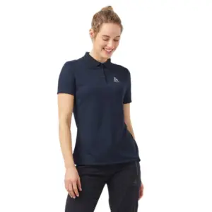 Odlo F-dry Korte Mouw Poloshirt Dark Sapphire