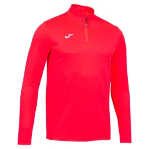 Joma Running Night Fleece Met Halve Rits Koraal