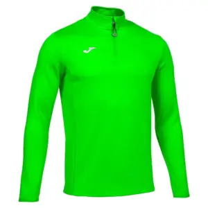 Joma Running Night Fleece Met Halve Rits Groen