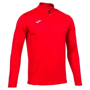 Joma Running Night Fleece Met Halve Rits Rood