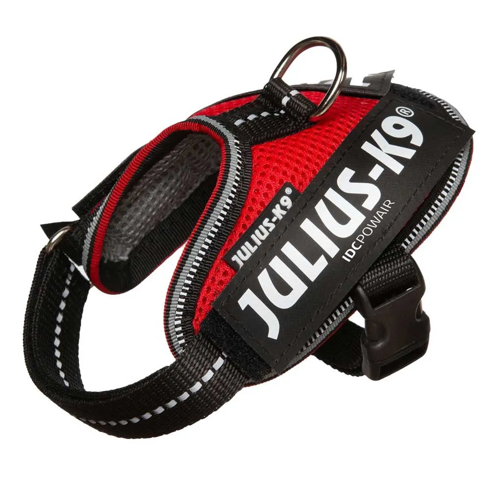 Julius K-9 Idc® Powair Hondenharnas Rood