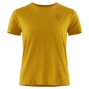KlÄttermusen Runa Endeavour T-shirt Met Korte Mouwen Goud