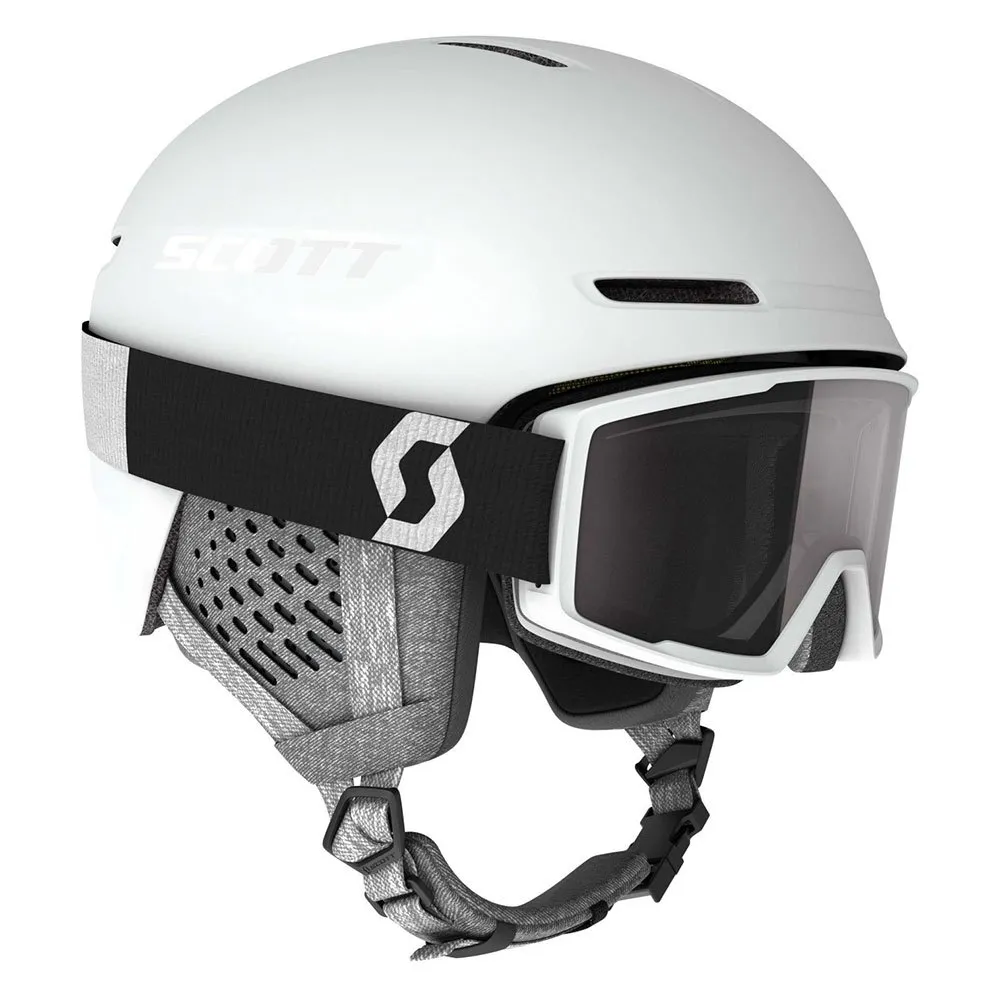 Scott Track+google Factor Pro Helm Met Vizier Wit