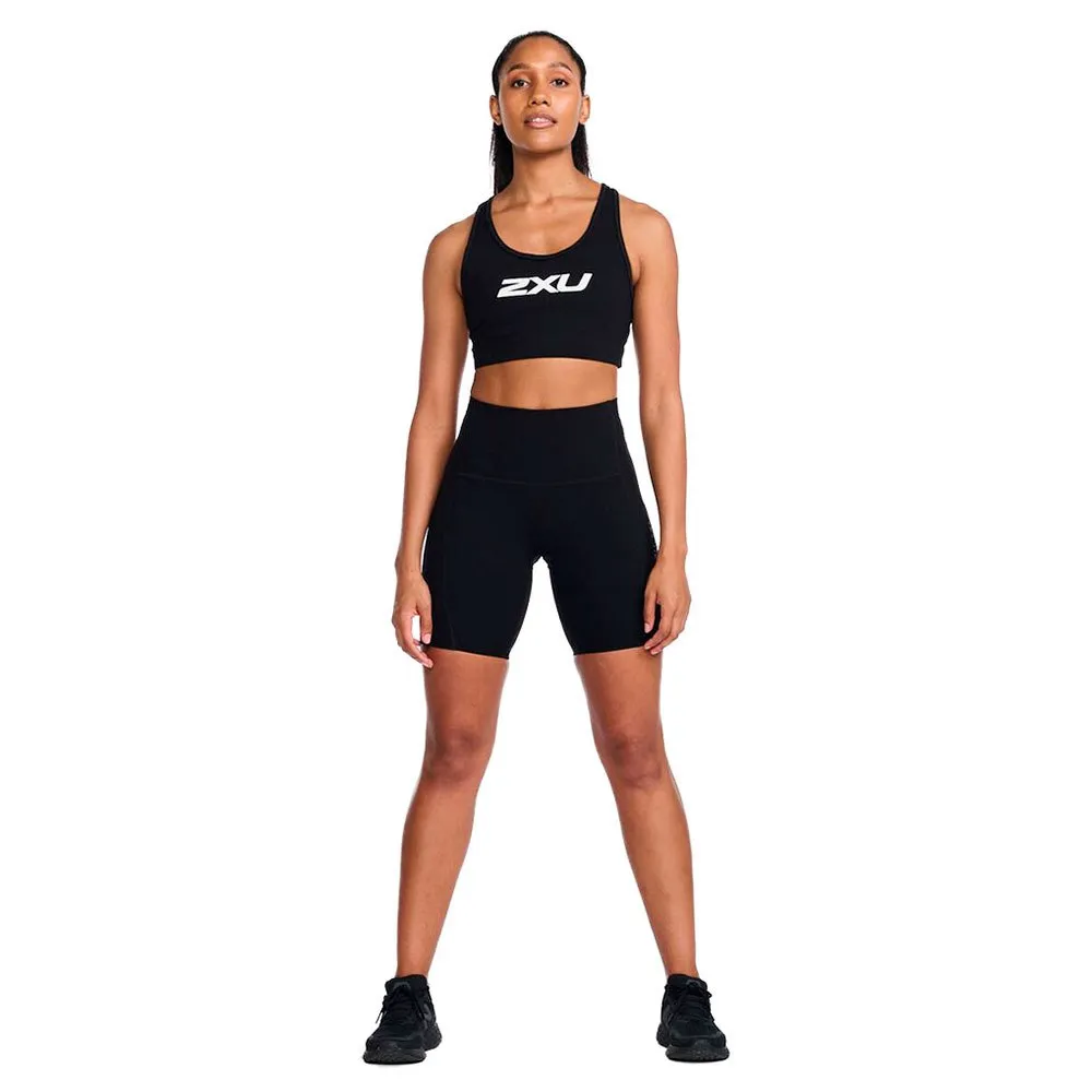 2xu Form Stash Hi-rise Compression Basislaag Shorts Zwart