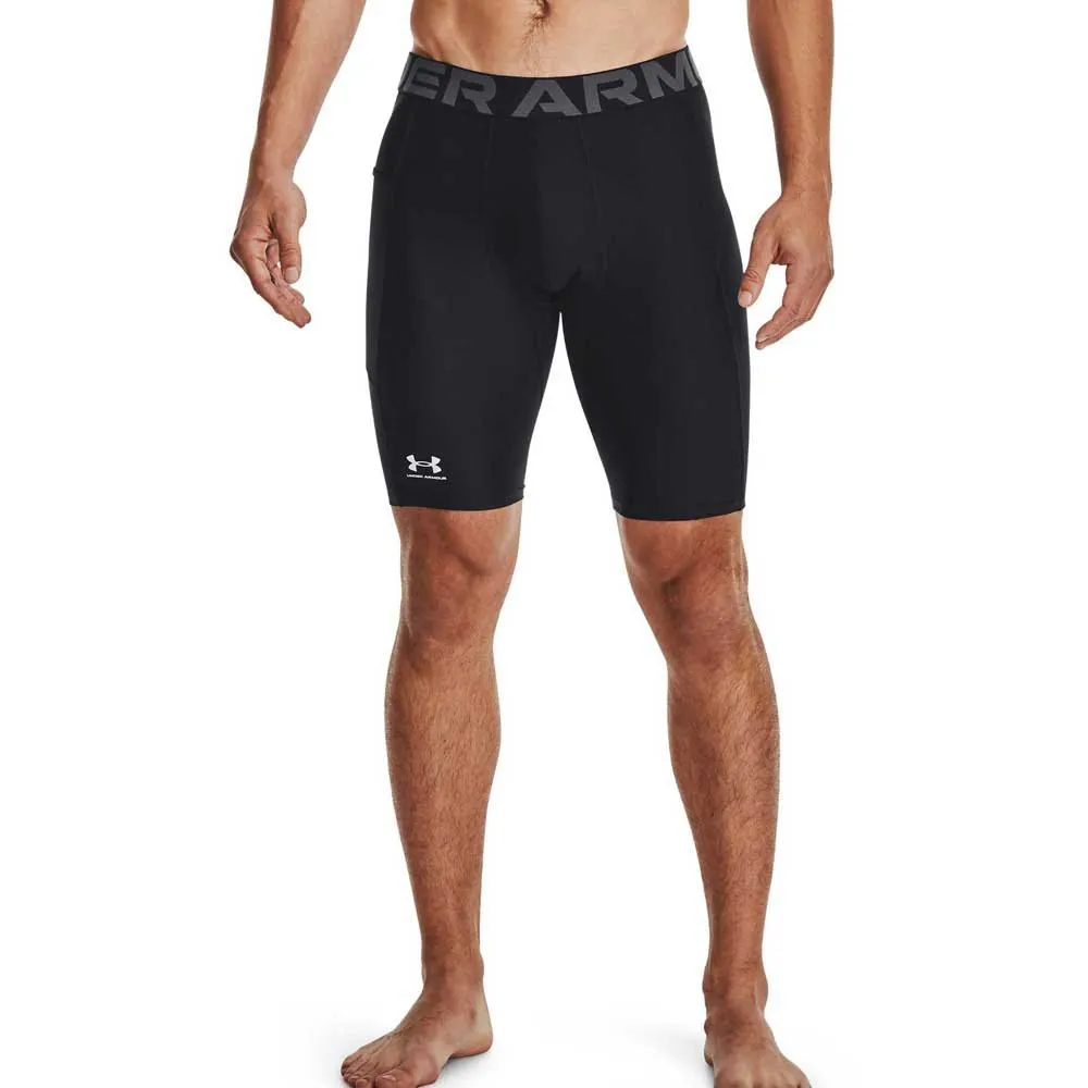 Under Armour Heatgear Compression Long Basislaag Shorts Zwart