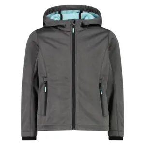 Cmp Fix Hood 3a29385n-m Softshelljack Zwart