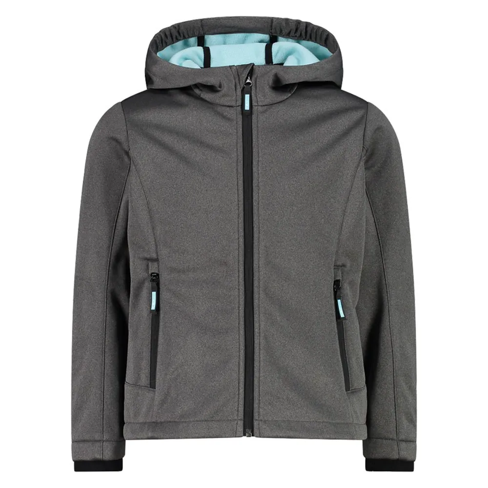 Cmp Fix Hood 3a29385n-m Softshelljack Zwart