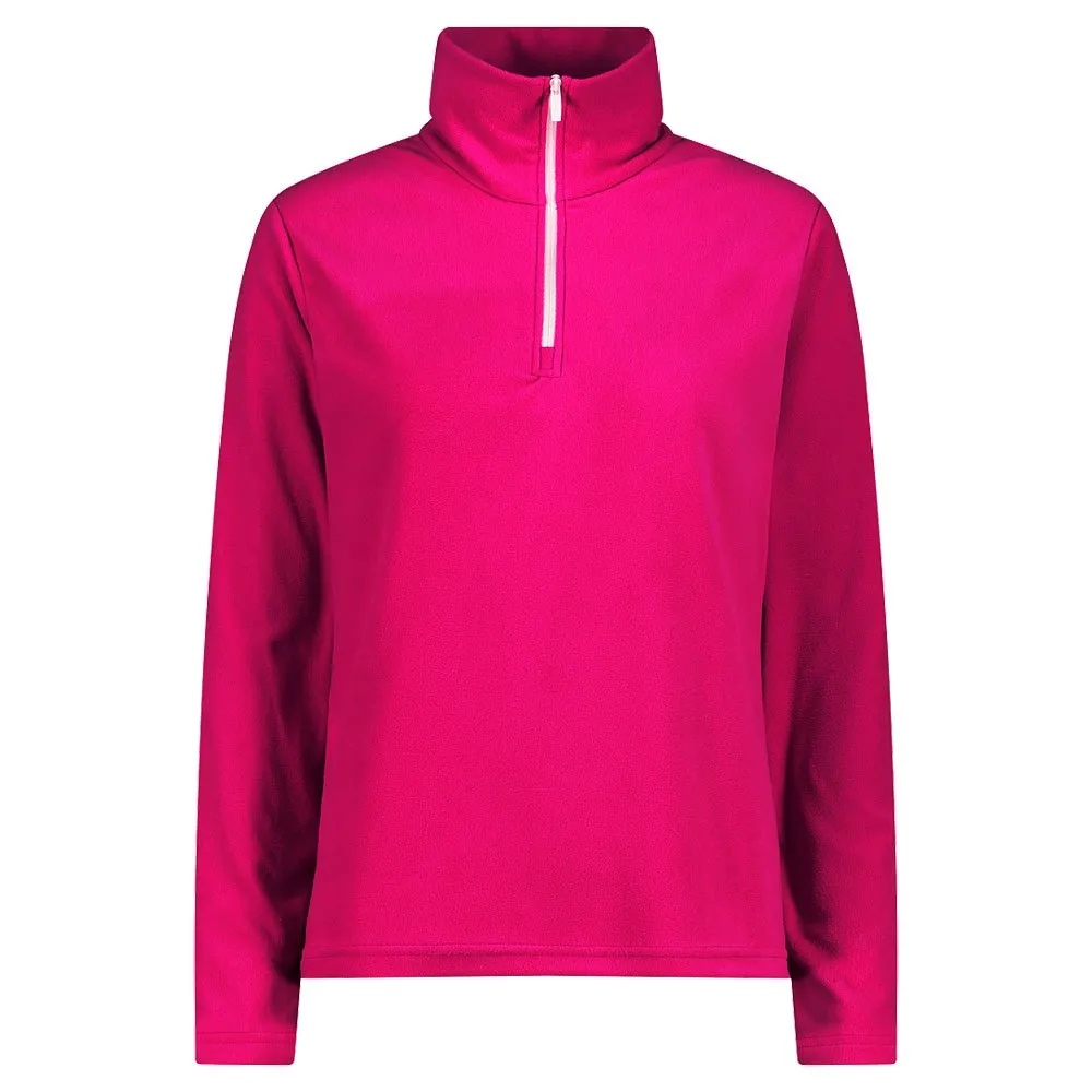 Cmp 31g3656 Sweatshirt Met Halve Rits Magenta2