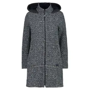 Cmp Coat Fix Hood 32m1636 Jas Blauw