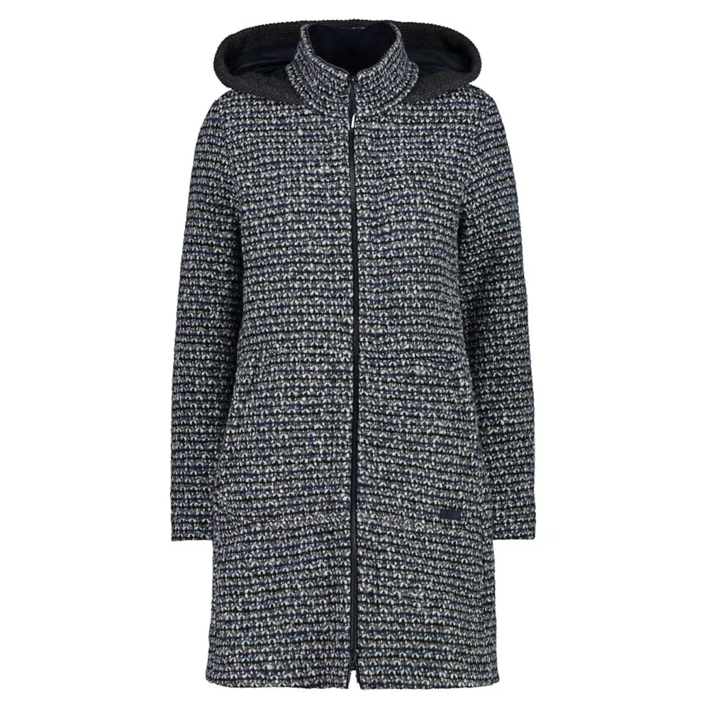 Cmp Coat Fix Hood 32m1636 Jas Blauw