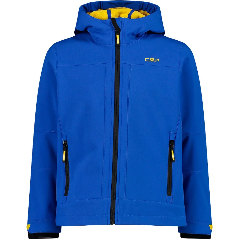 Cmp Fix Hood 3a00094 Softshelljack Geel