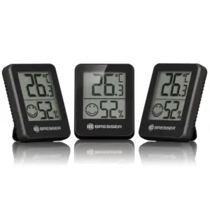 Bresser Climatemp Thermometer En Hygrometer 3 Eenheden Zwart