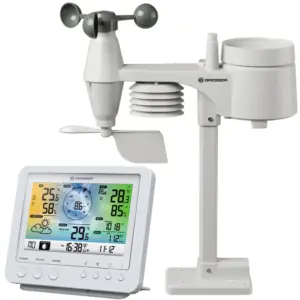 Bresser Wifi Color Weather Center 5in1 Profi Sensor Weerstations Zwart