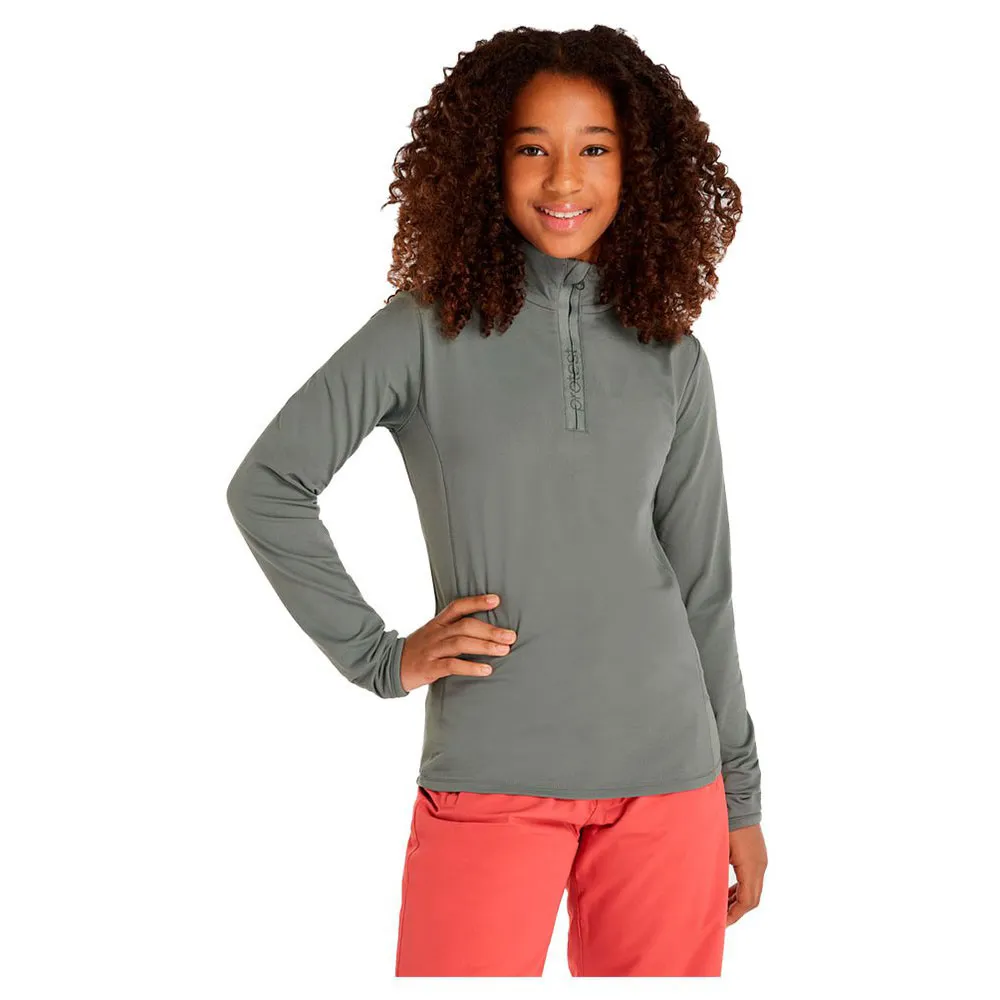 Protest Fabrizoy Fleece Met Halve Rits Groen