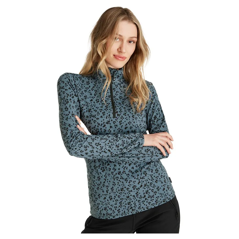 Protest Prtviolet Fleece Met Halve Rits Manatee