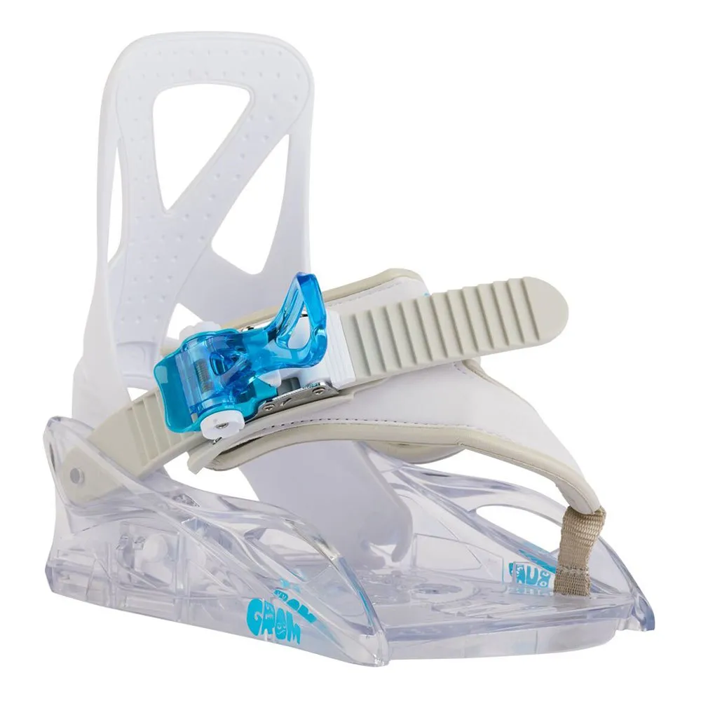 Burton Grom Junior Snowboardbindingen Wit