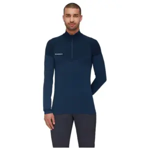 Mammut Trift Half Zip T-shirt Met Lange Mouwen Blauw