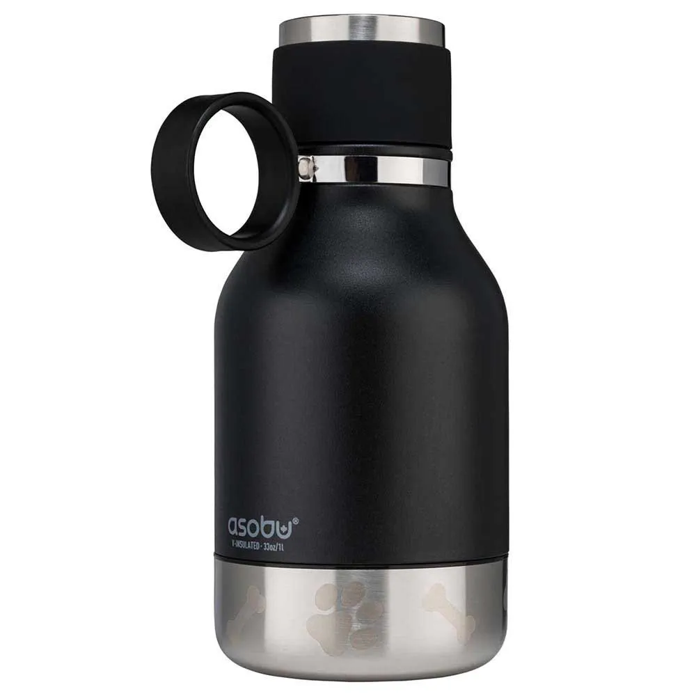 Asobu Sdb1 975ml With Bluetooth Speaker Thermosfles Zwart