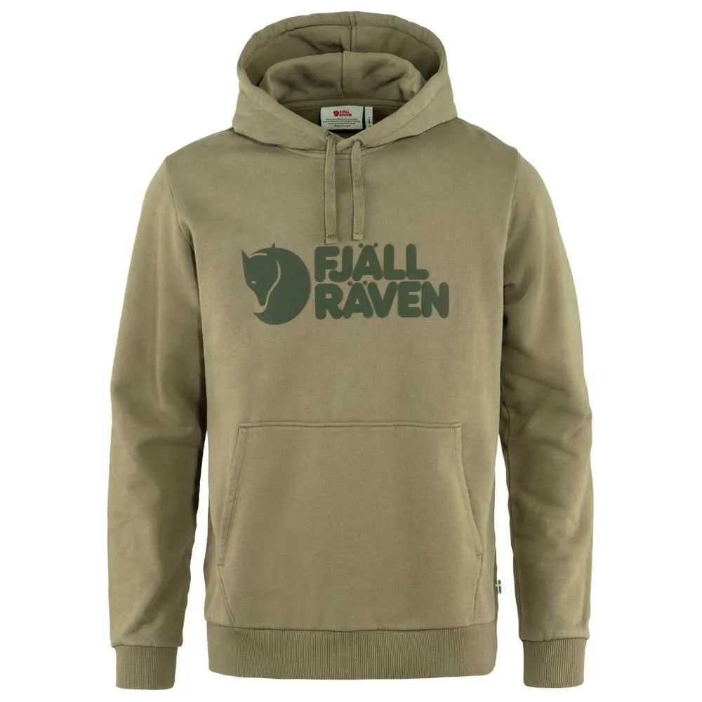 Fjällräven Logo Hoodie Olijf