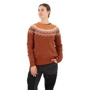 Fjällräven Övik Knit Trui Bruin