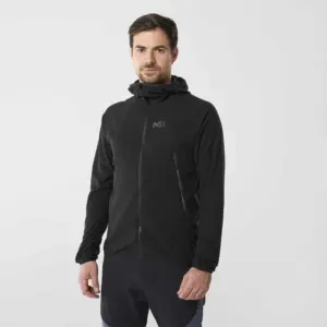 Millet Lightgrid Gore-tex Windstopper® Fleece Met Kap Zwart