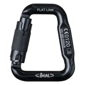 Beal Flat Link Karabijnhaak Zwart