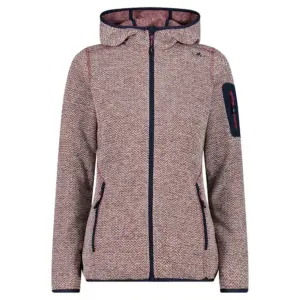 Cmp 3h19826 Fleece Met Kap Rood