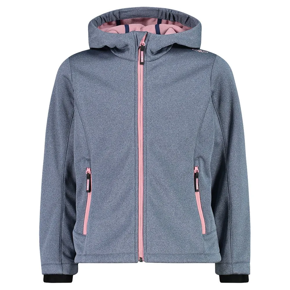 Cmp Fix Hood 3a29385n-m Softshelljack Blauw