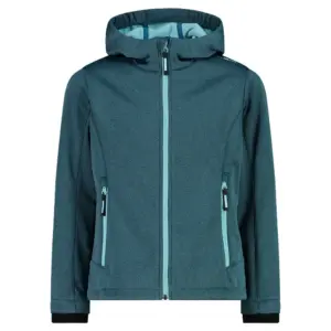 Cmp Fix Hood 3a29385n-m Softshelljack Deep Lake Melange / Water